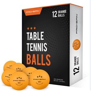 Pro Spin Orange Table Tennis Balls Set NIB